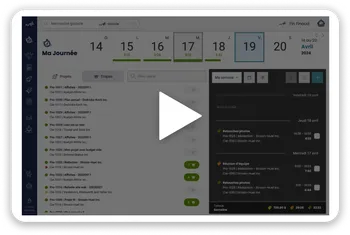 Capture d'écran de l'interface de Casserole.pro avec bouton de lecture pour une présentation vidéo