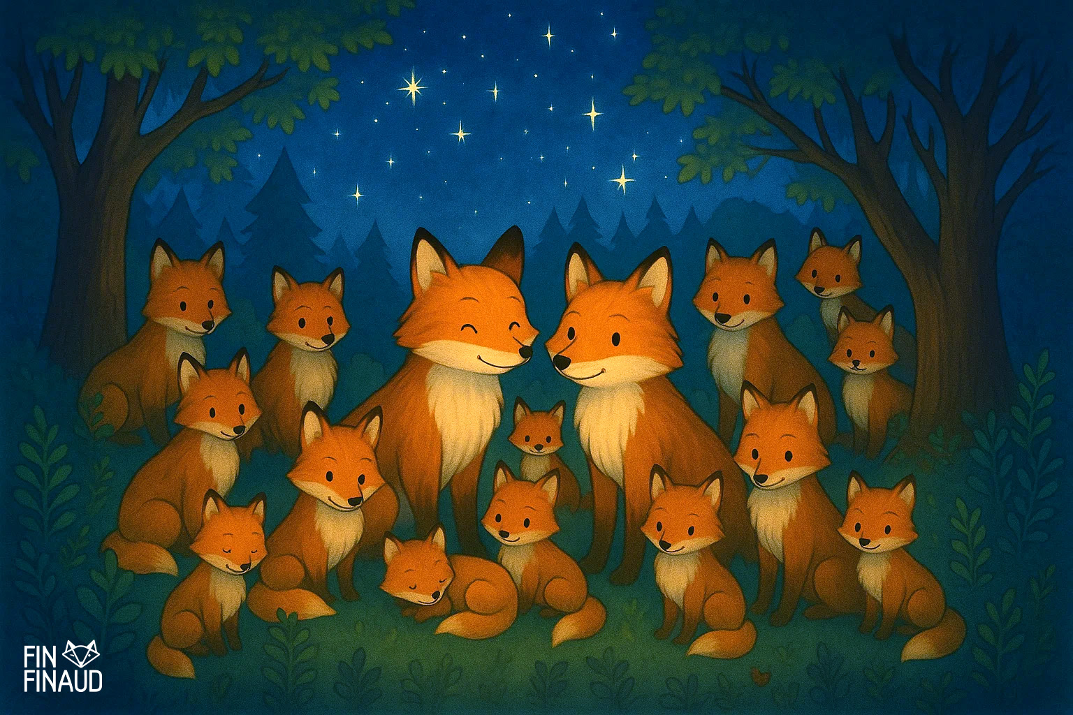 L’équipe de Fin Finaud Consultant inc. symbole de l’esprit rusé, agile et bienveillant des Fin Finaud. Une image qui incarne la culture d’entreprise familiale et créative qui anime la Casserole.